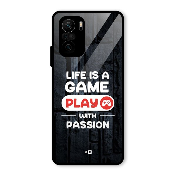 Play With Passion Glass Back Case for Mi 11x