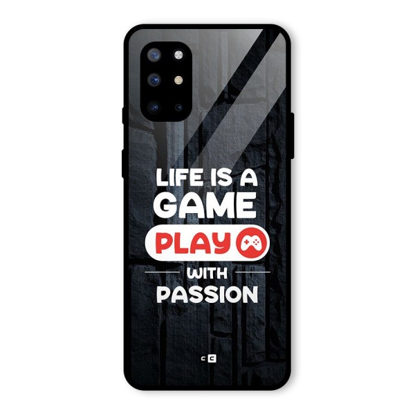 Play With Passion Glass Back Case for OnePlus 8T