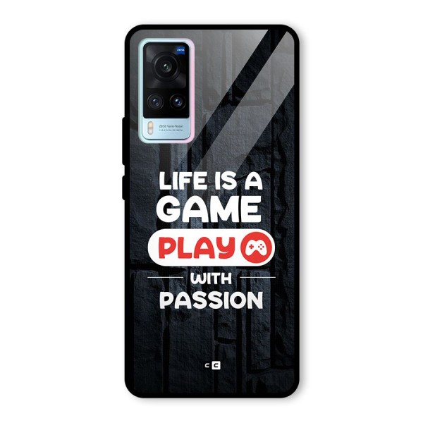 Play With Passion Glass Back Case for Vivo X60