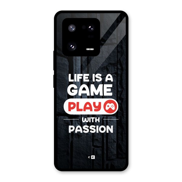 Play With Passion Glass Back Case for Xiaomi 13 Pro