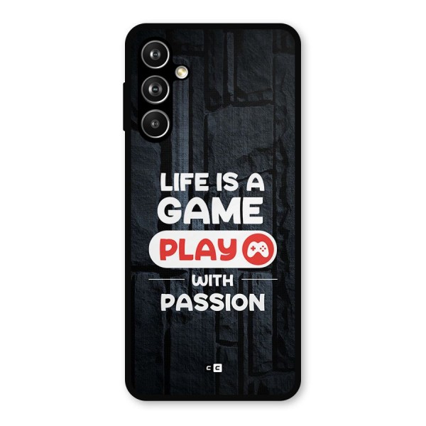 Play With Passion Metal Back Case for Galaxy F54