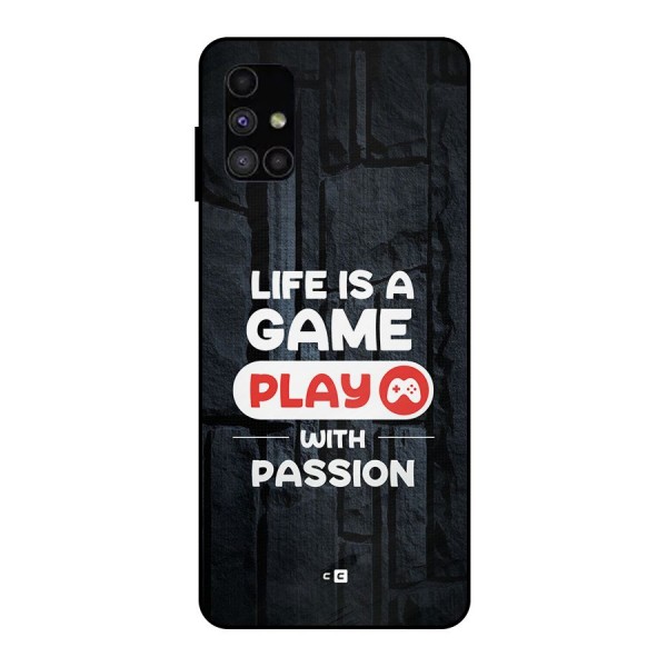 Play With Passion Metal Back Case for Galaxy M51