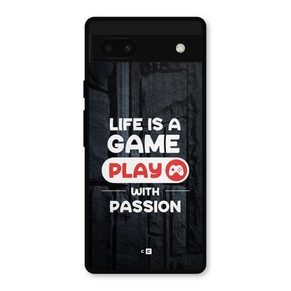 Play With Passion Metal Back Case for Google Pixel 6a