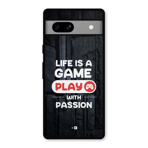 Play With Passion Metal Back Case for Google Pixel 7a