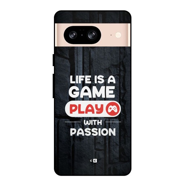 Play With Passion Metal Back Case for Google Pixel 8