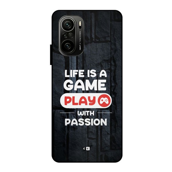 Play With Passion Metal Back Case for Mi 11X Pro