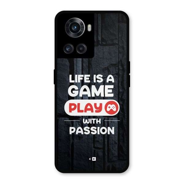 Play With Passion Metal Back Case for OnePlus 10R