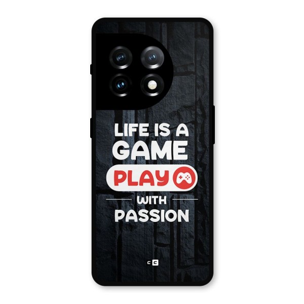 Play With Passion Metal Back Case for OnePlus 11