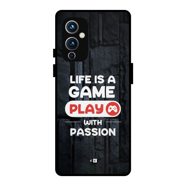 Play With Passion Metal Back Case for OnePlus 9