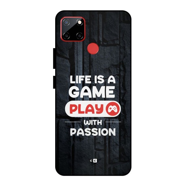 Play With Passion Metal Back Case for Realme C12