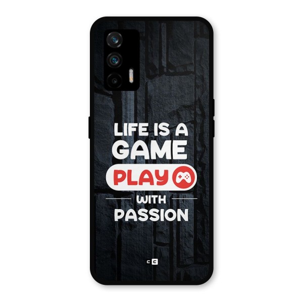 Play With Passion Metal Back Case for Realme GT 5G