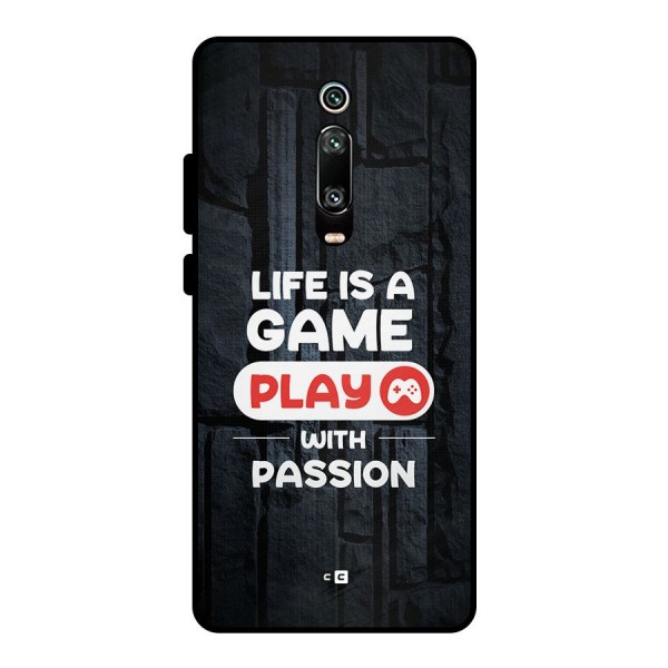 Play With Passion Metal Back Case for Redmi K20