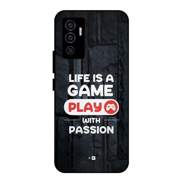 Play With Passion Metal Back Case for Vivo V23e