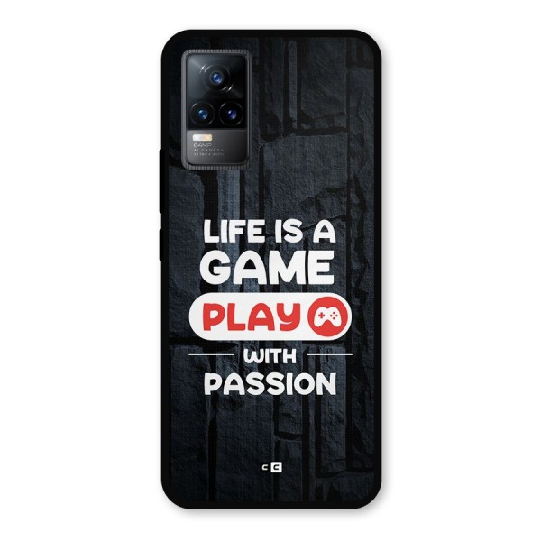 Play With Passion Metal Back Case for Vivo Y73