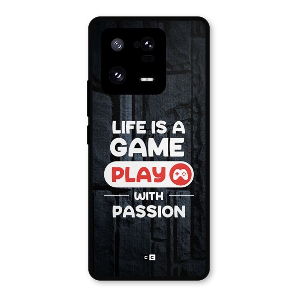 Play With Passion Metal Back Case for Xiaomi 13 Pro