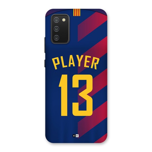 Player Thirteen Back Case for Galaxy F02s