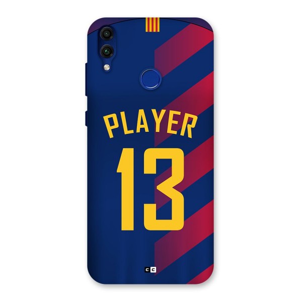 Player Thirteen Back Case for Honor 8C