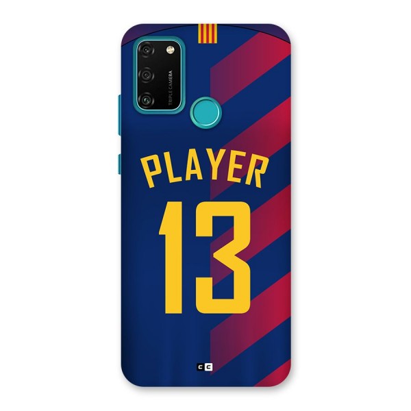 Player Thirteen Back Case for Honor 9A