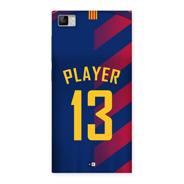 Player Thirteen Back Case for Mi3