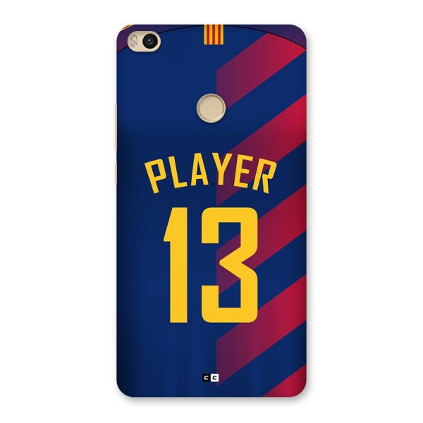 Player Thirteen Back Case for Mi Max 2