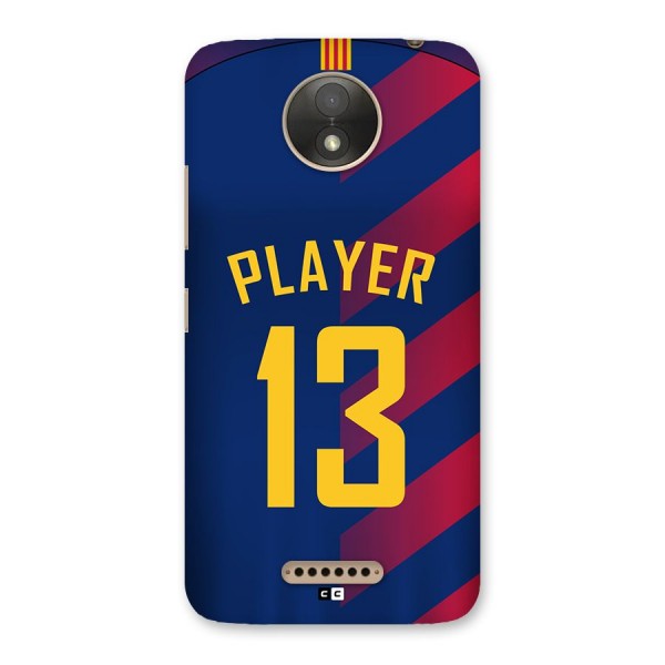 Player Thirteen Back Case for Moto C Plus