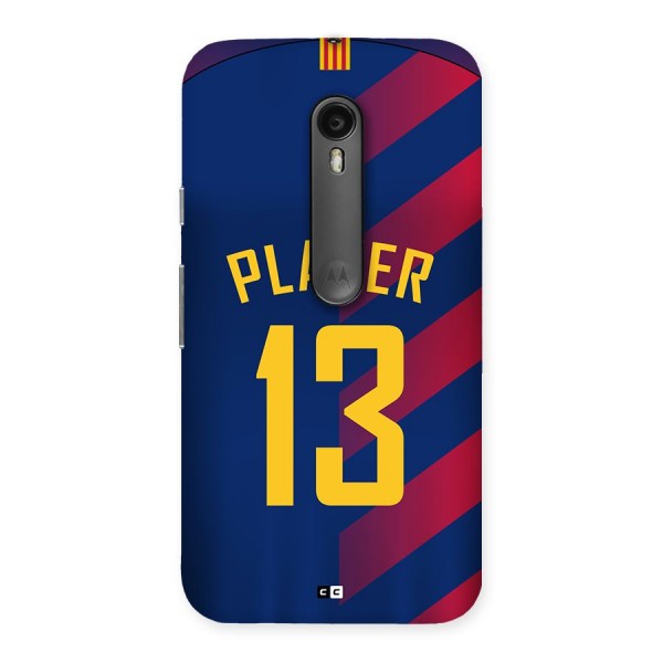 Player Thirteen Back Case for Moto G3