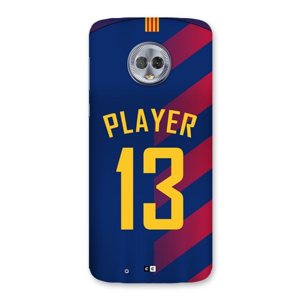 Player Thirteen Back Case for Moto G6