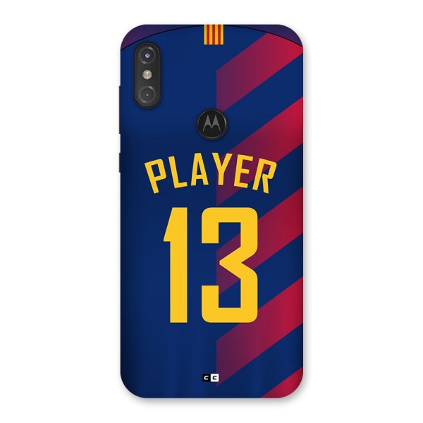 Player Thirteen Back Case for Motorola One Power