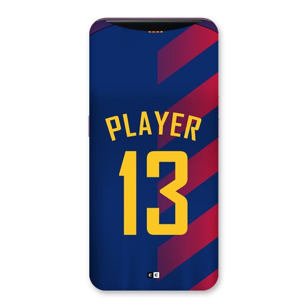 Player Thirteen Back Case for Oppo Find X