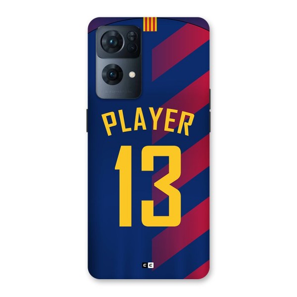 Player Thirteen Back Case for Oppo Reno7 Pro 5G