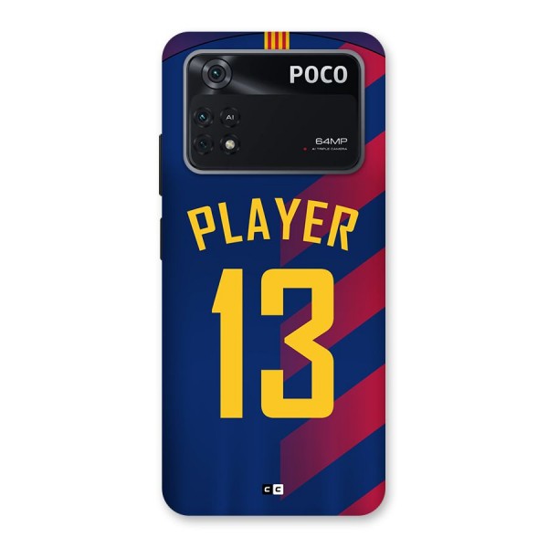 Player Thirteen Back Case for Poco M4 Pro 4G