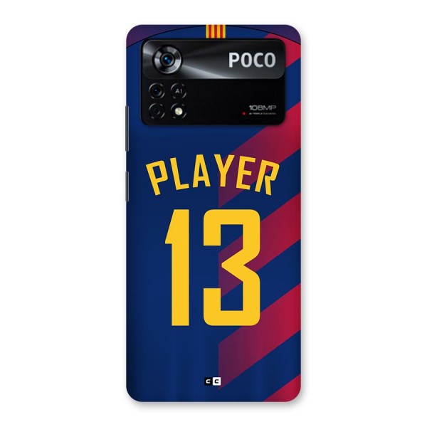 Player Thirteen Back Case for Poco X4 Pro 5G