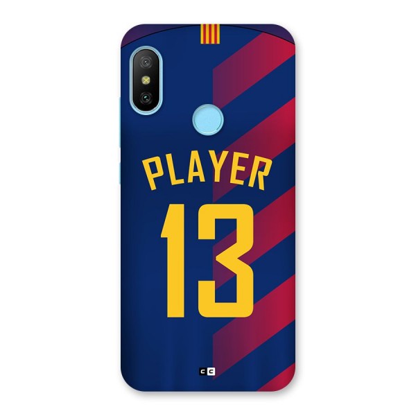 Player Thirteen Back Case for Redmi 6 Pro