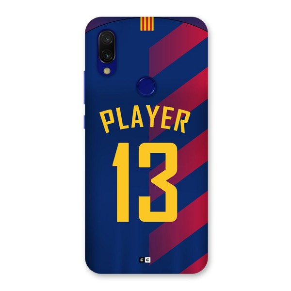 Player Thirteen Back Case for Redmi 7