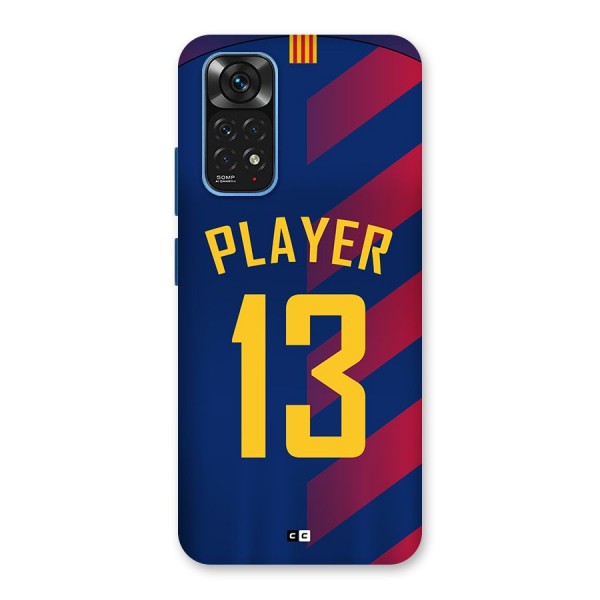 Player Thirteen Back Case for Redmi Note 11S