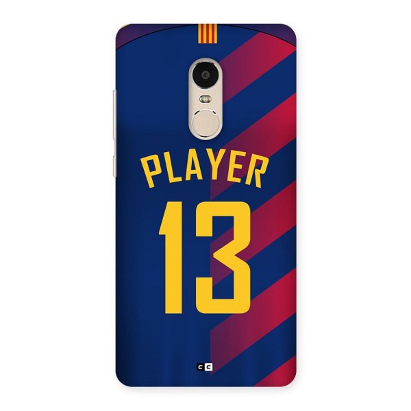 Player Thirteen Back Case for Redmi Note 4