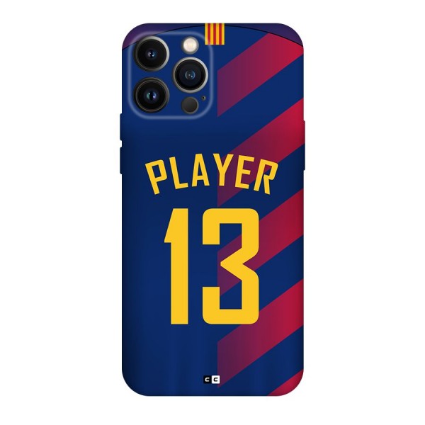 Player Thirteen Back Case for iPhone 13 Pro Max