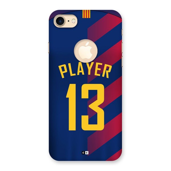 Player Thirteen Back Case for iPhone 8 Logo Cut