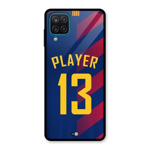 Player Thirteen Glass Back Case for Galaxy A12