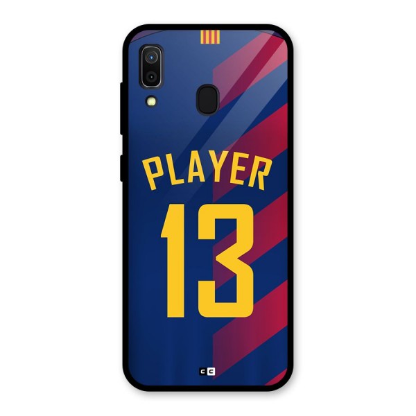 Player Thirteen Glass Back Case for Galaxy A30