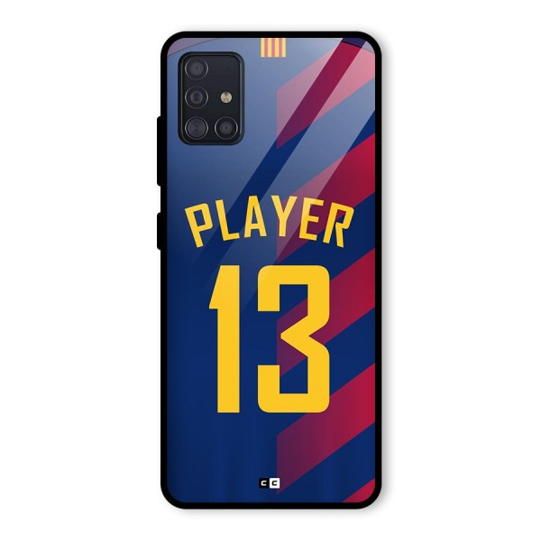 Player Thirteen Glass Back Case for Galaxy A51