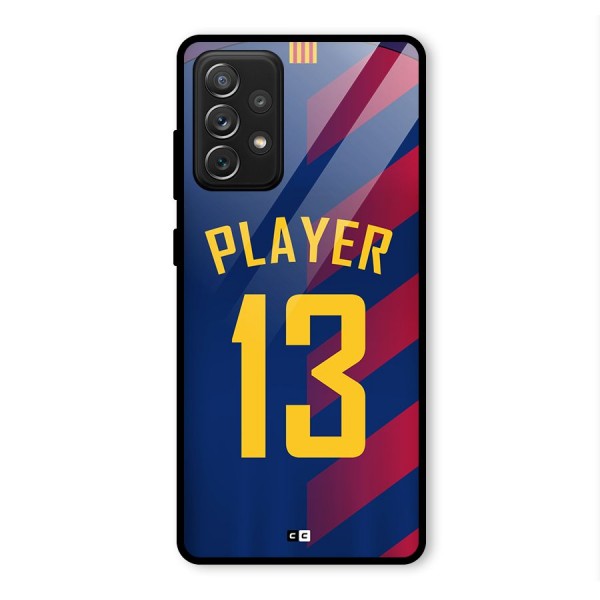 Player Thirteen Glass Back Case for Galaxy A72