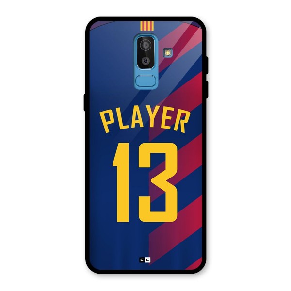 Player Thirteen Glass Back Case for Galaxy J8