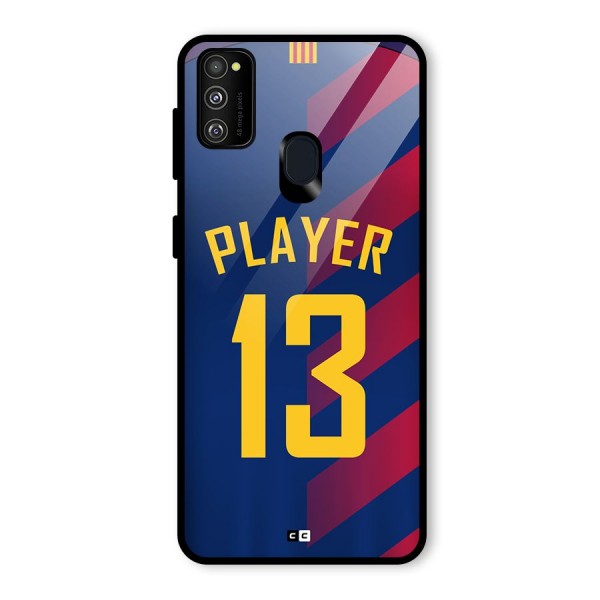 Player Thirteen Glass Back Case for Galaxy M21