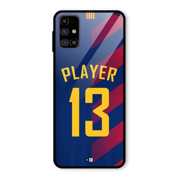 Player Thirteen Glass Back Case for Galaxy M31s