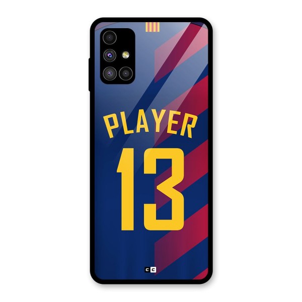 Player Thirteen Glass Back Case for Galaxy M51