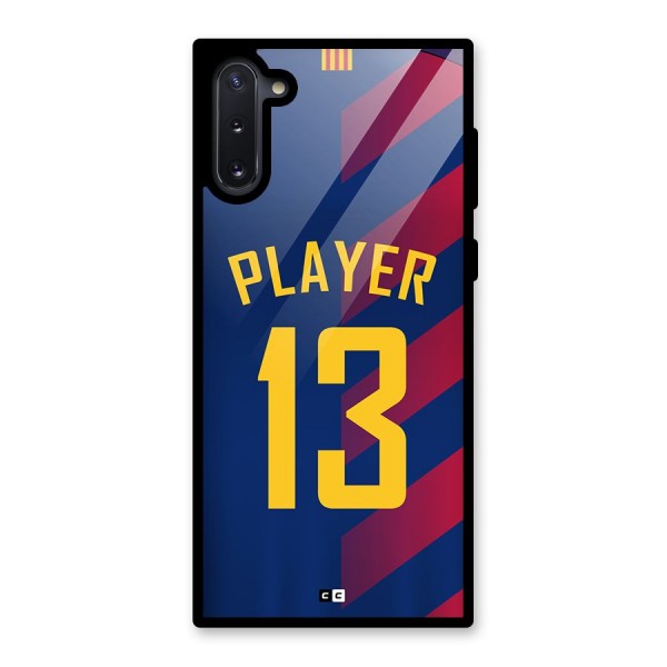 Player Thirteen Glass Back Case for Galaxy Note 10