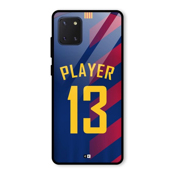 Player Thirteen Glass Back Case for Galaxy Note 10 Lite