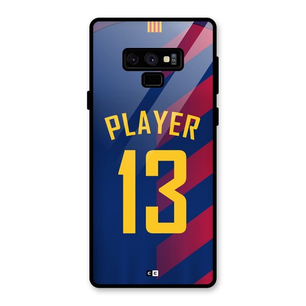 Player Thirteen Glass Back Case for Galaxy Note 9