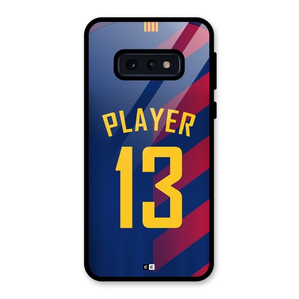 Player Thirteen Glass Back Case for Galaxy S10e